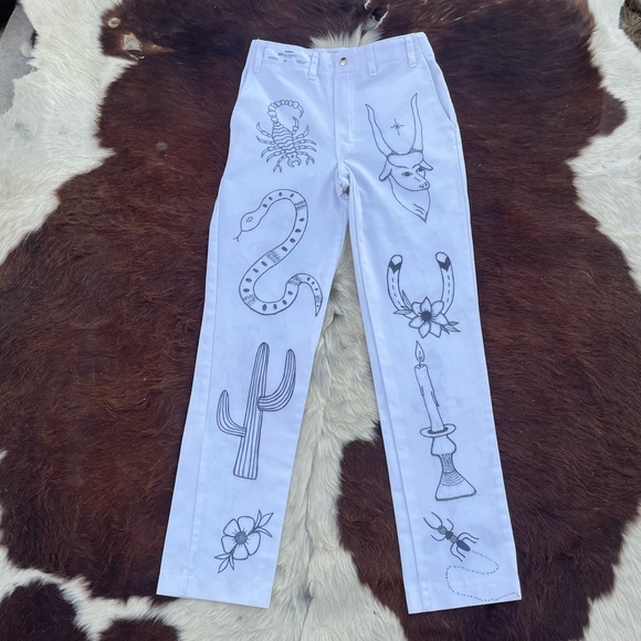 Traditional art workwear pants - Picture 3 of 11